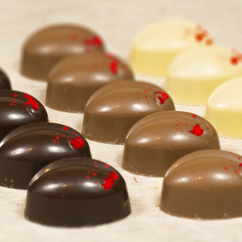 Bonbons met framboos