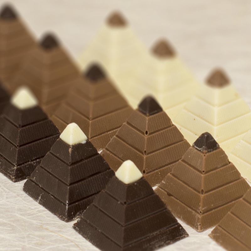 Bonbons met franse zachte nougat